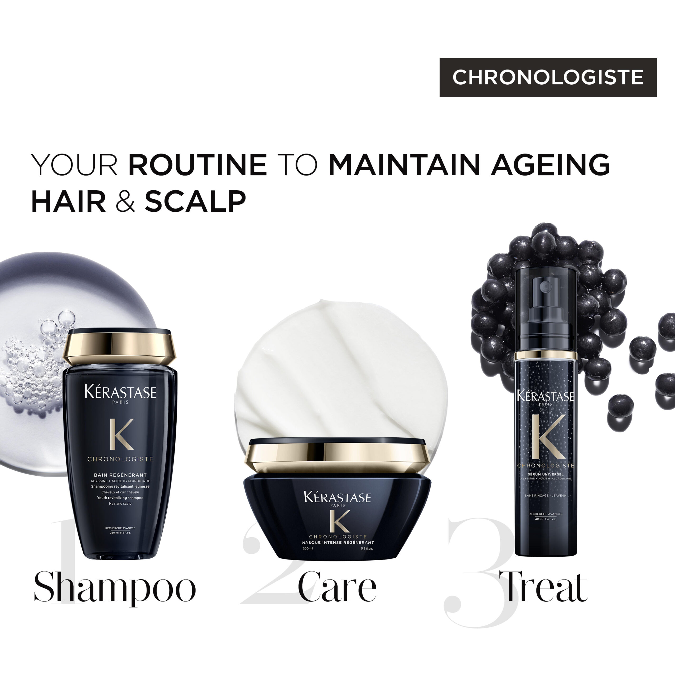 Kerastase Chronologiste Serum Universal 40 ml - imagine 4