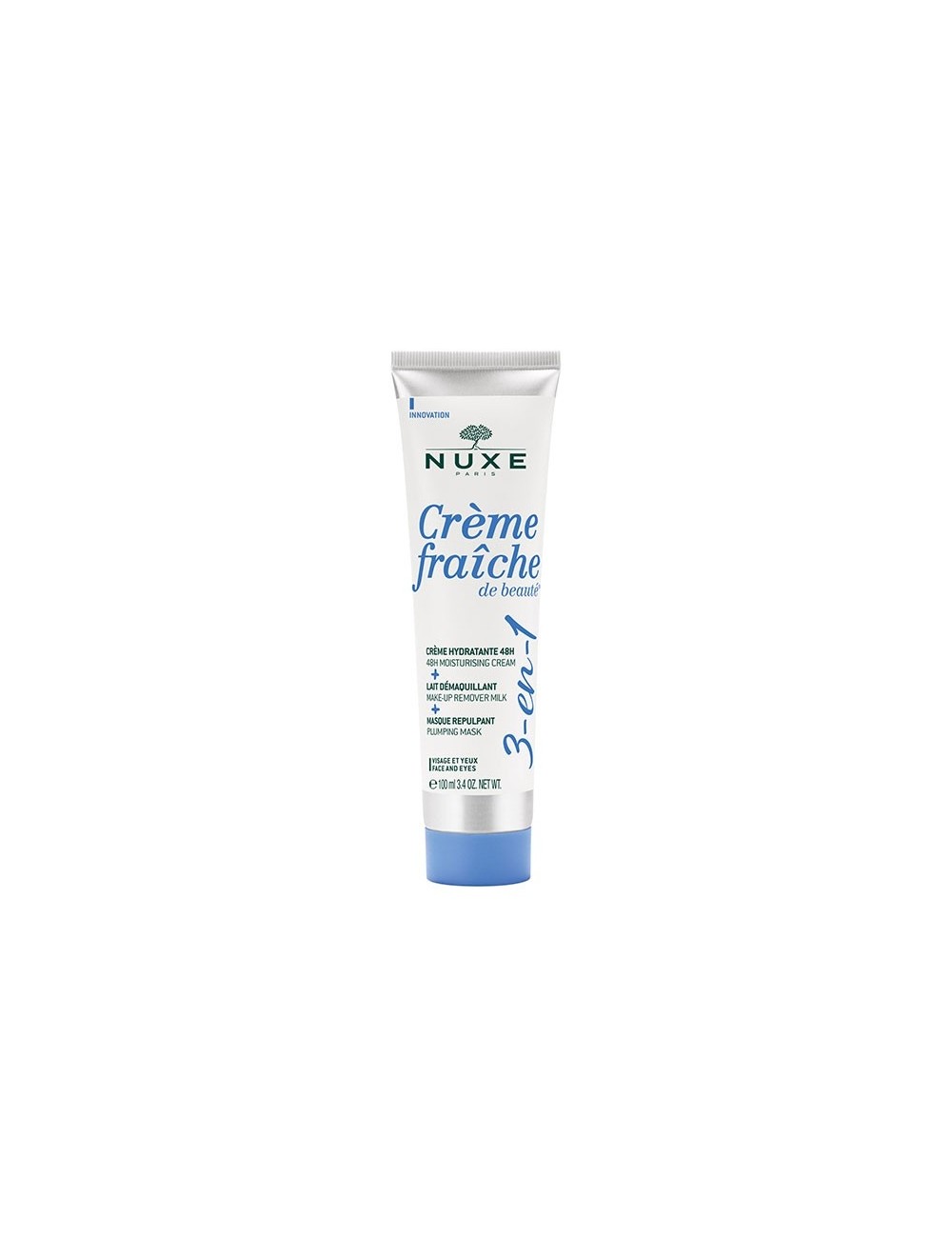 Nuxe Crème Fraiche 3-In-1 Face Cream, Cleanser & Mask 100 Ml