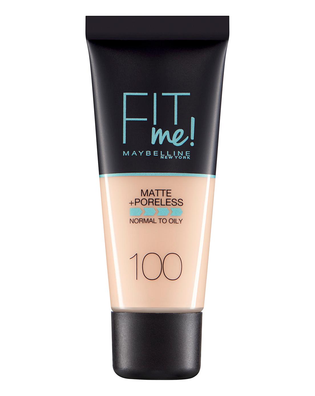Maybelline Fit Me Matte + Poreless Liquide Foundation 100 Warm Ivory 30 Ml