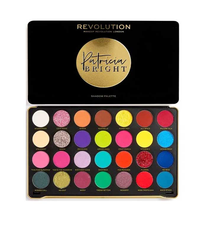 Makeup Revolution Eye X Patricia Bright Rich In Color Palette Shadow 28 X 1.2 Gr