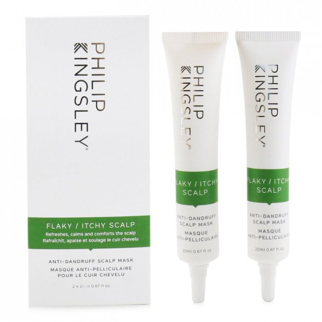 Masca pentru scalp Philip Kingsley Flaky/Itchy Scalp Anti-Dandruff, 2x20ml