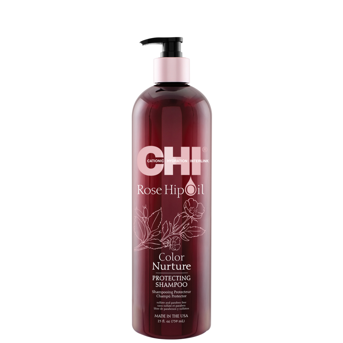 Sampon Chi Rose HipOil Color Nurture, 739ml