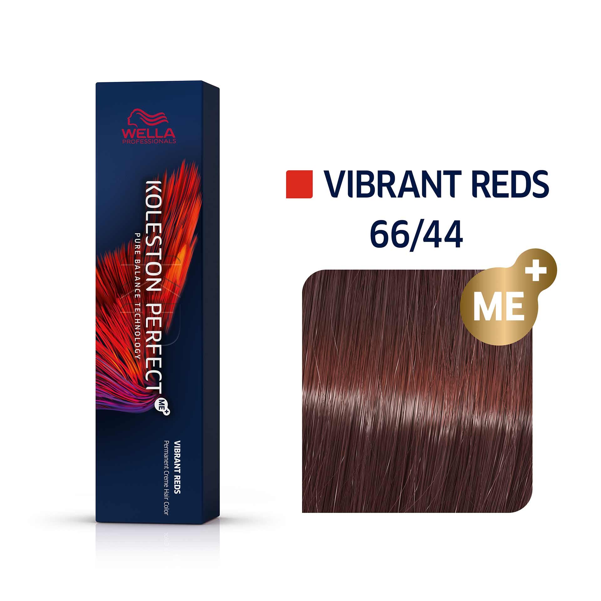 Vopsea permanenta Wella Professionals Koleston Perfect 66/44, Blond Inchis Intens Rosu, 60ml