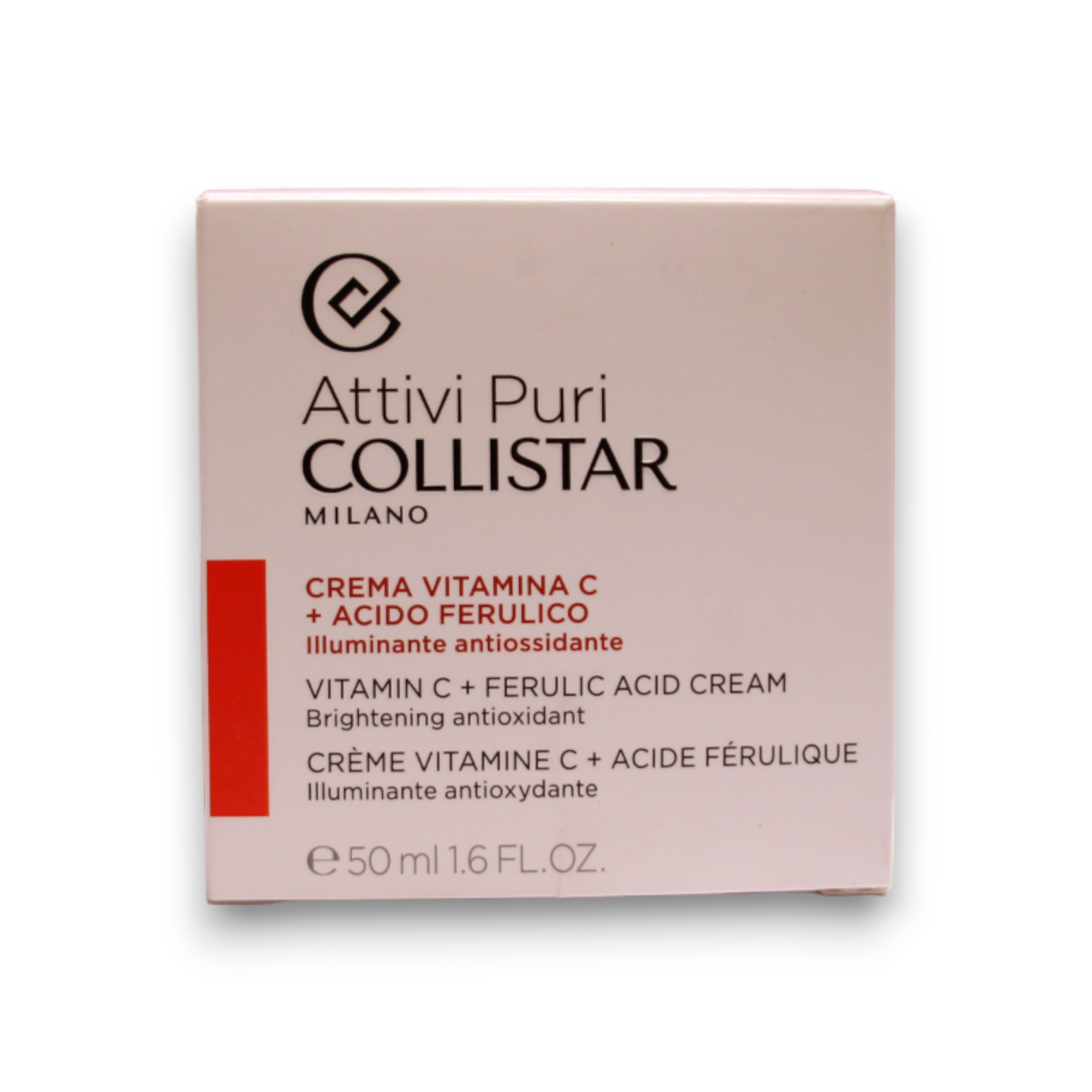 Collistar, Pure Actives, Vitamin C & Feluric Acid, Radiant/Hydrated & Revitalized, Day, Cream, For Face, 50 ml