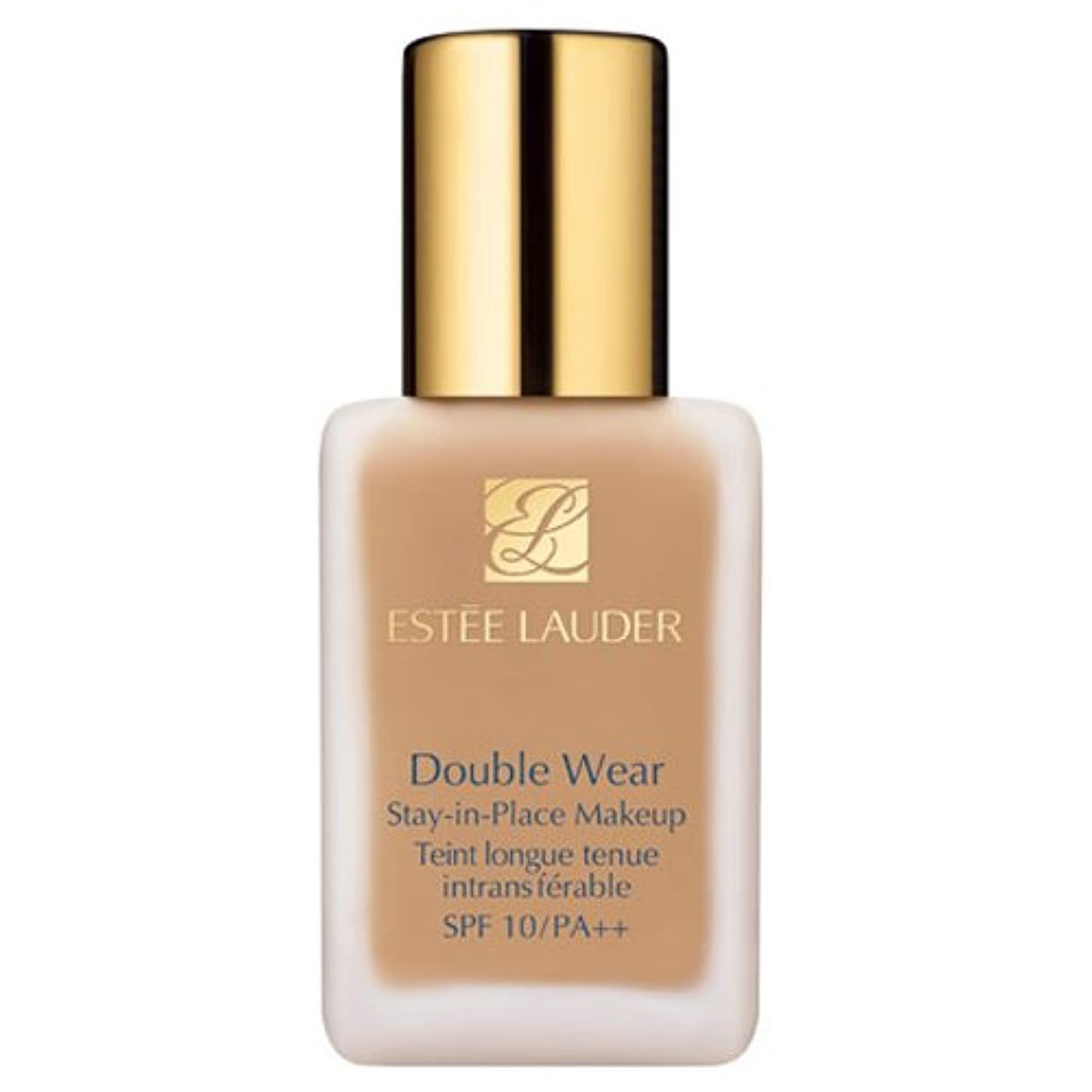 Estee Lauder, Double Wear - Stay-In-Place Makeup, Paraben-Free, Waterproof, Transfer-Resistant, Liquid Foundation, 1W2, Sand, SPF 10, 30 ml