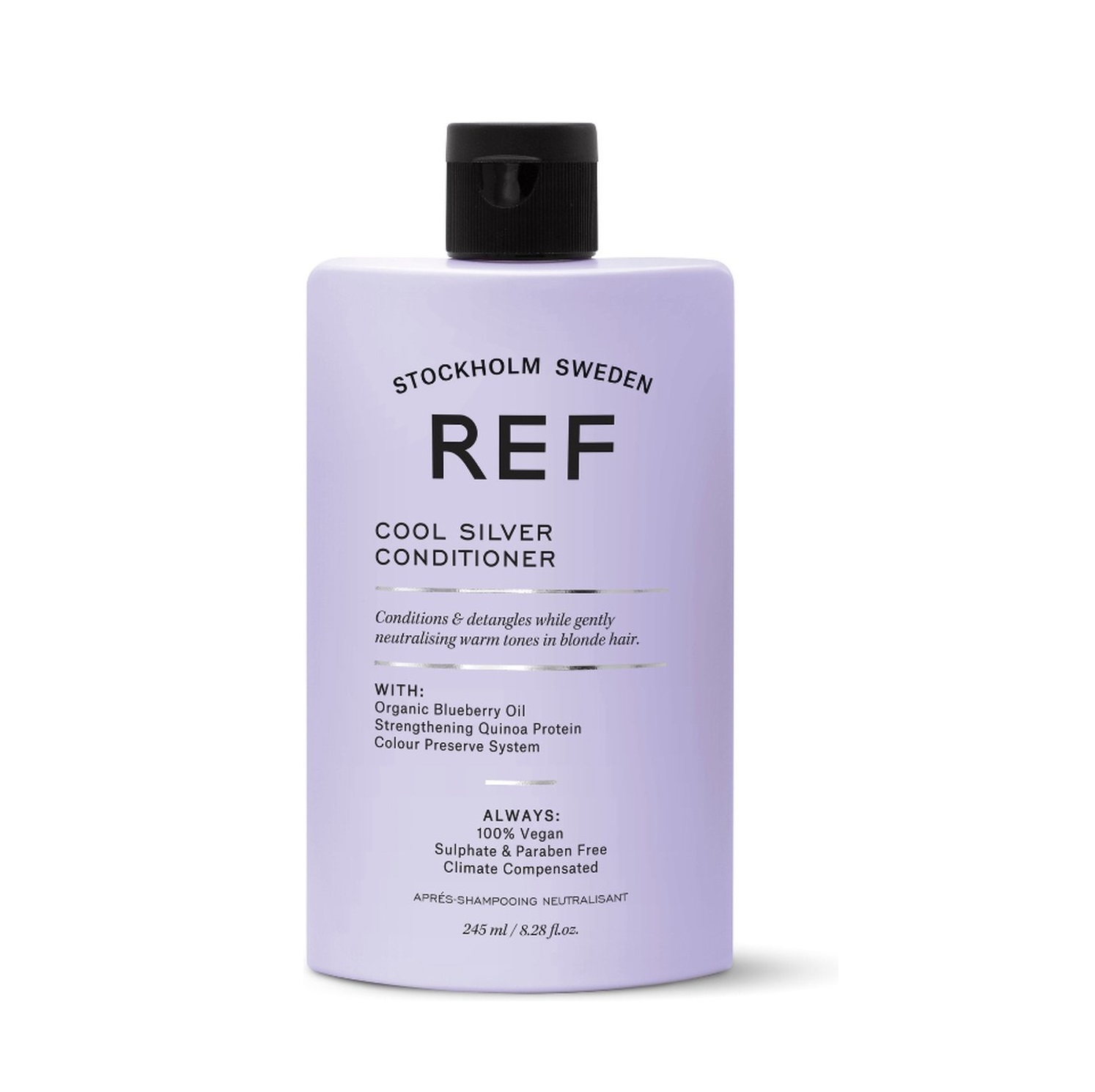 Ref Stockholm, Cool Silver, Sulfates-Free, Hair Conditioner, Neutralising Warm Tones, 245 ml