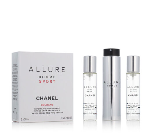 Chanel Allure Homme Sport EDC Refillable 20 ml + EDC Refillable 2 x 20 ml (Barbati)