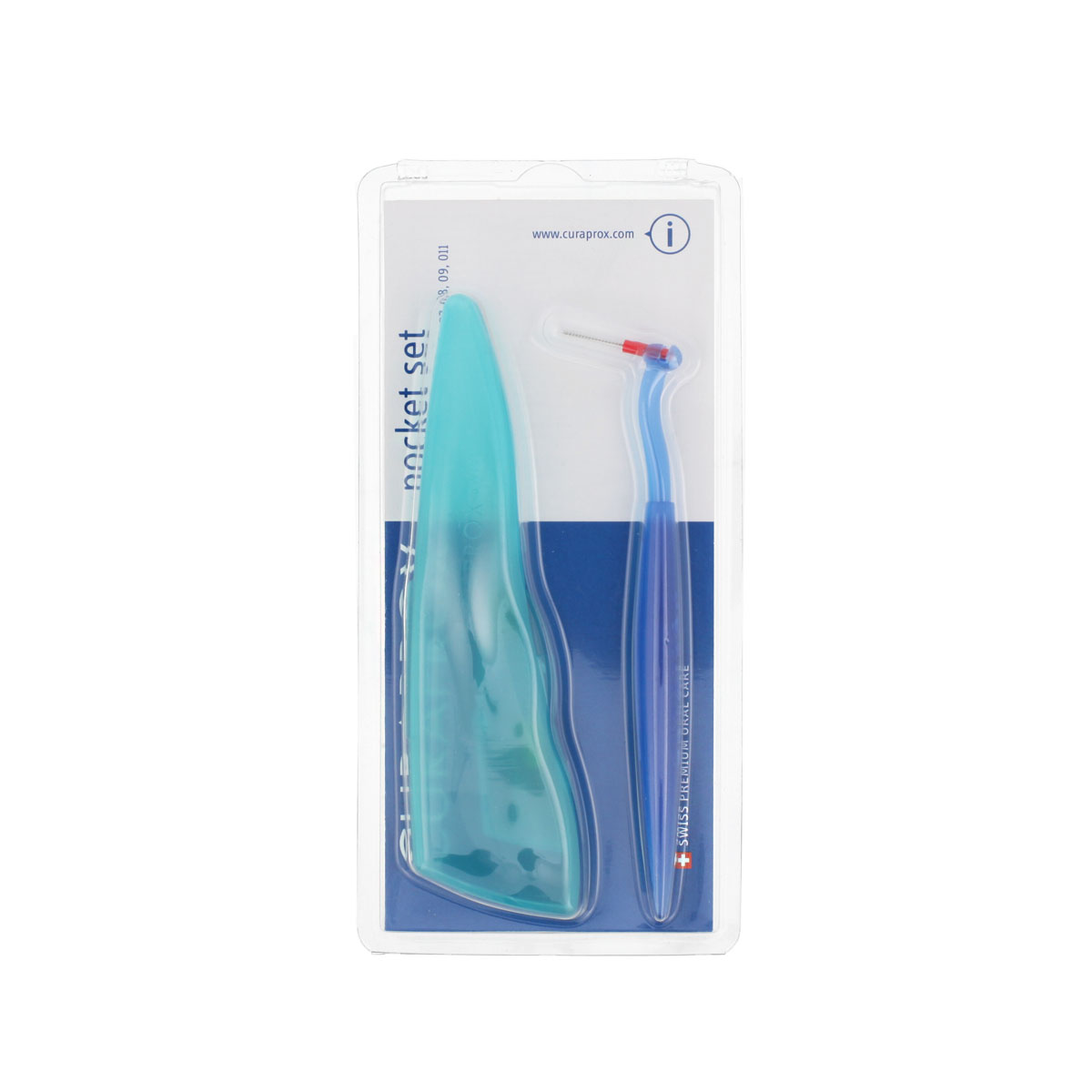Curaprox Pocket Set CPS 457 - 06, 07, 08, 09, 011 + UHS 451 (Green)