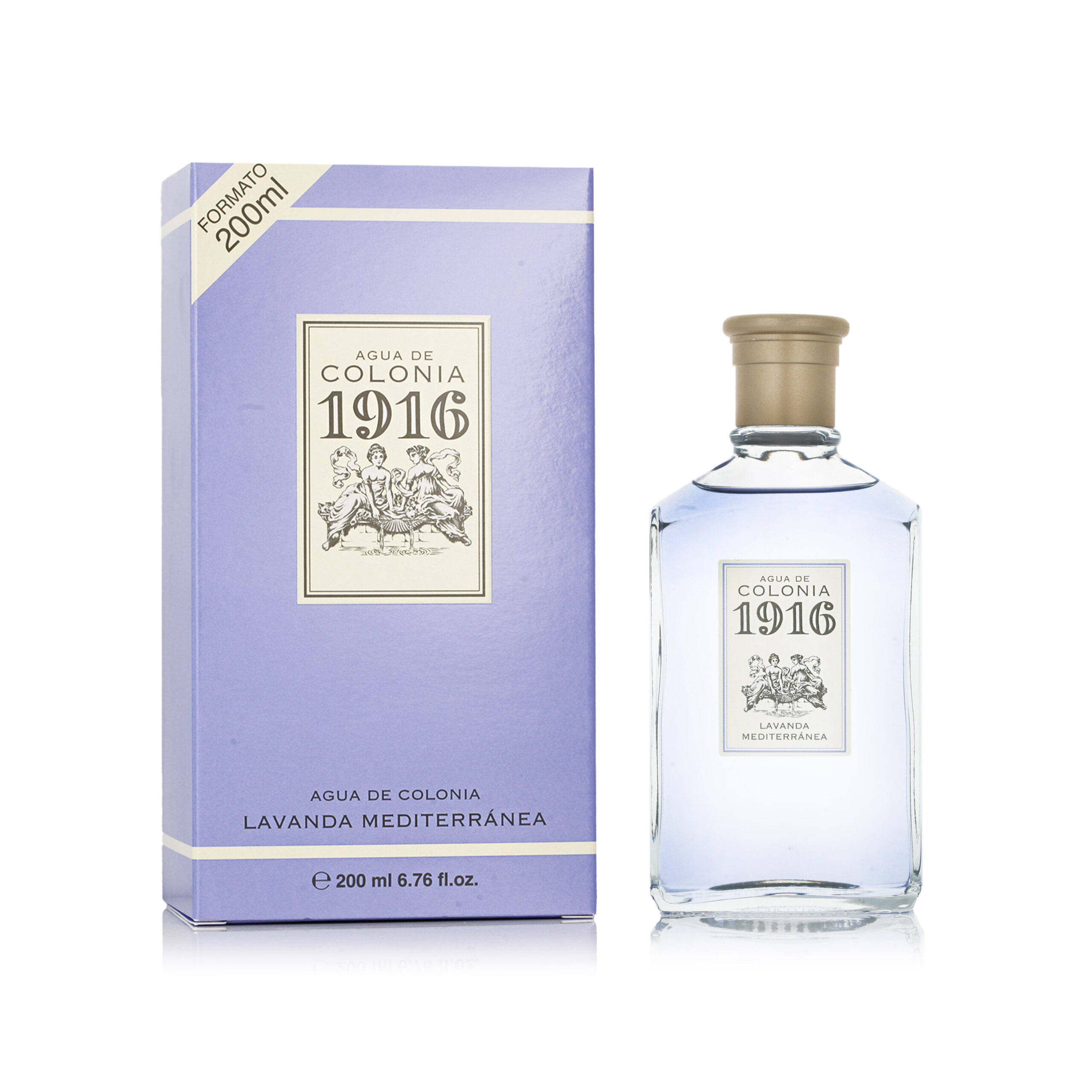 Myrurgia 1916 Agua de Colonia Lavanda Mediterránea Apa de colonie 200 ml (unisex)