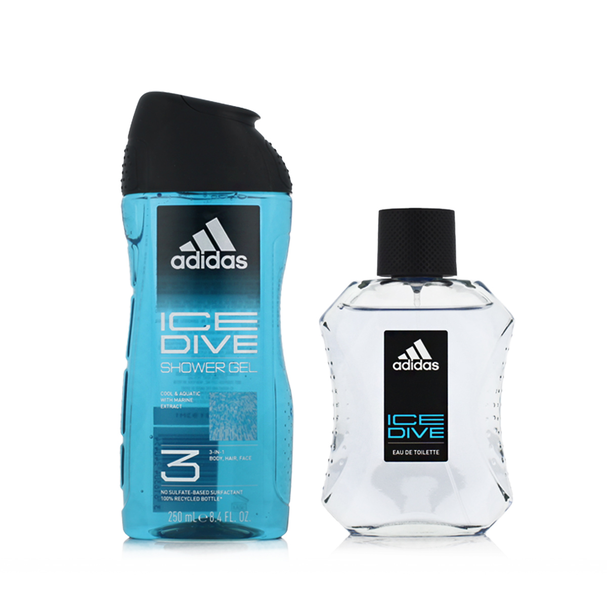 Adidas Ice Dive EDT 100 ml + SG 250 ml (Barbati) - imagine 2