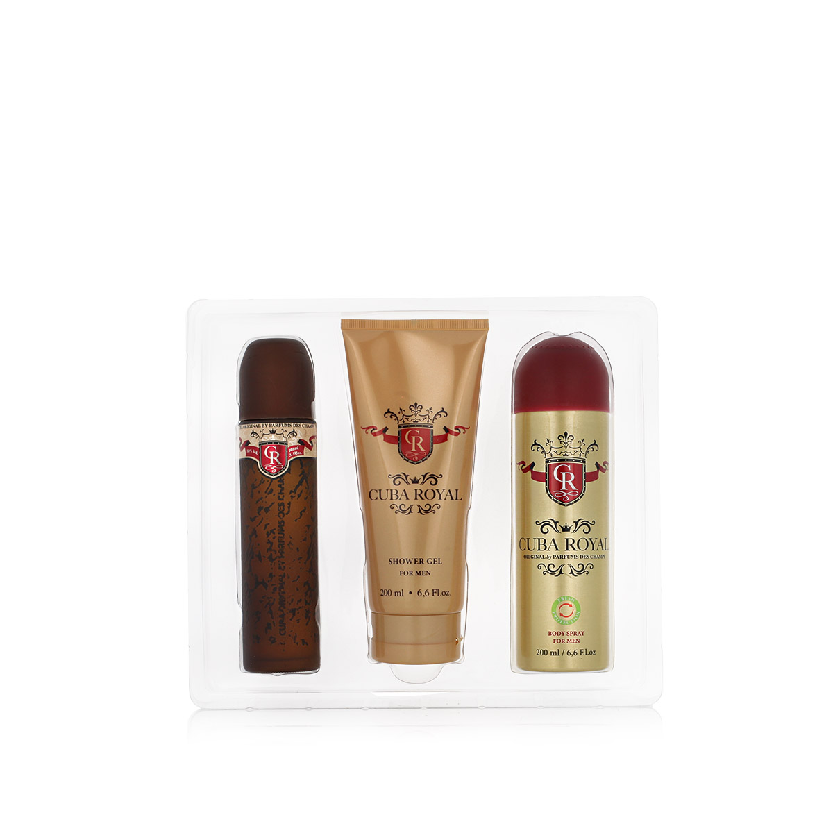 Cuba Royal EDT 100 ml + DEO VAPO 200 ml + SG 200 ml (Barbati) - imagine 2
