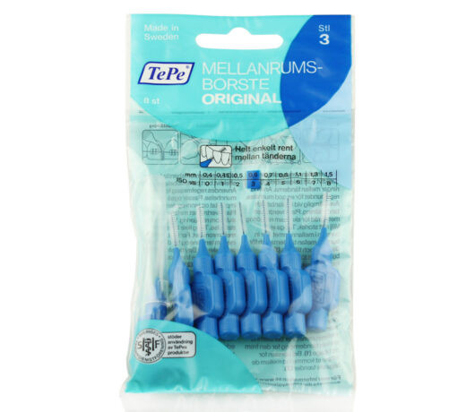 TePe Original Interdental Brushes 3 Blue (0,6 mm) 8 pcs