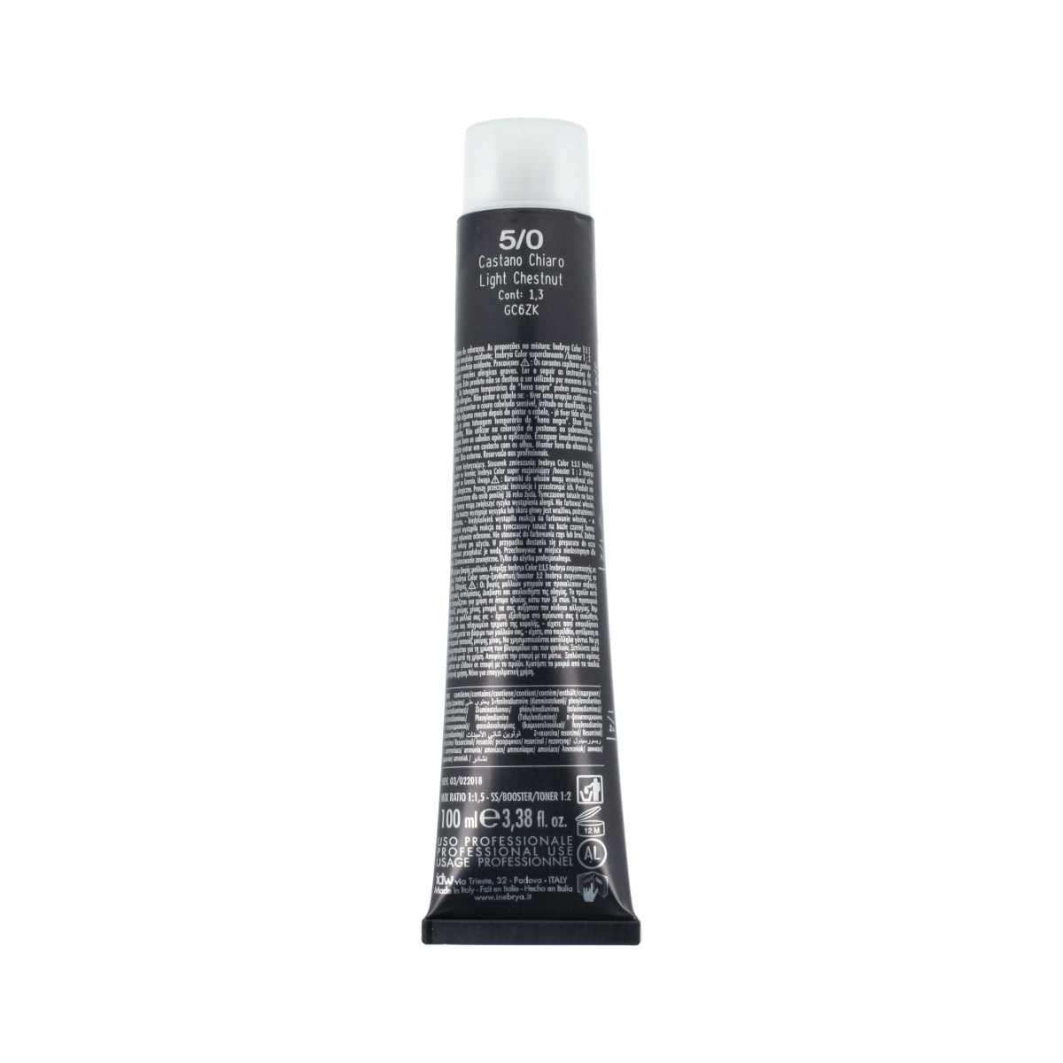 Inebrya Color Natural (5/0 Light Chestnut) 100 ml