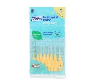 TePe Extra Soft Interdental Brushes 4 Yellow (0,7 mm) 8 pcs