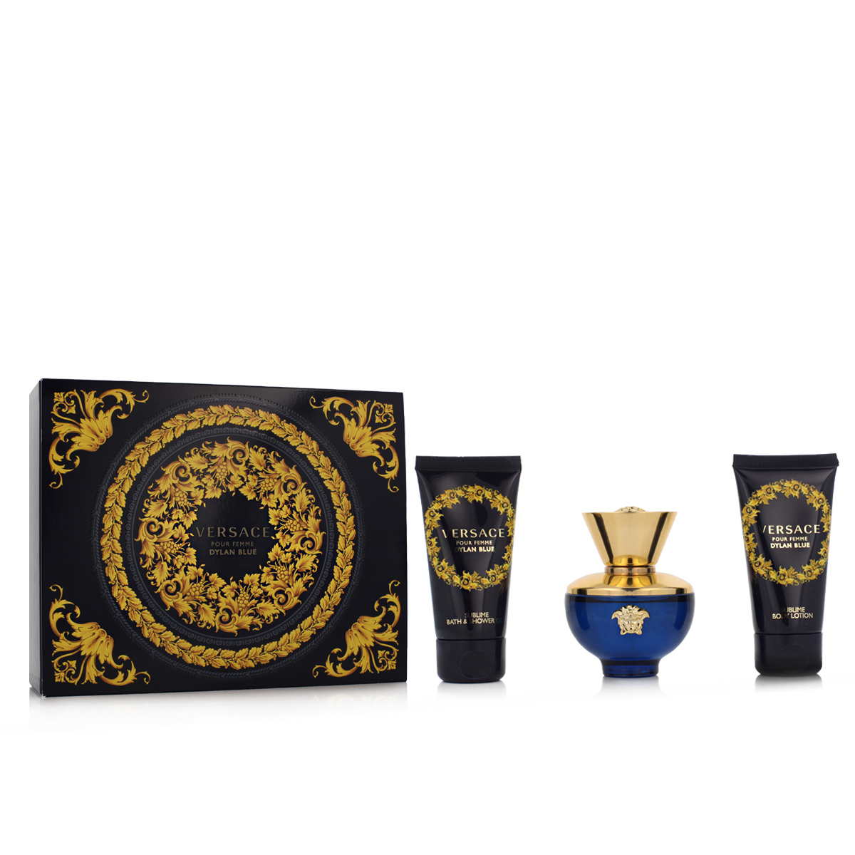 Versace Pour Femme Dylan Blue EDP 50 ml + SG 50 ml + BL 50 ml (Femei)
