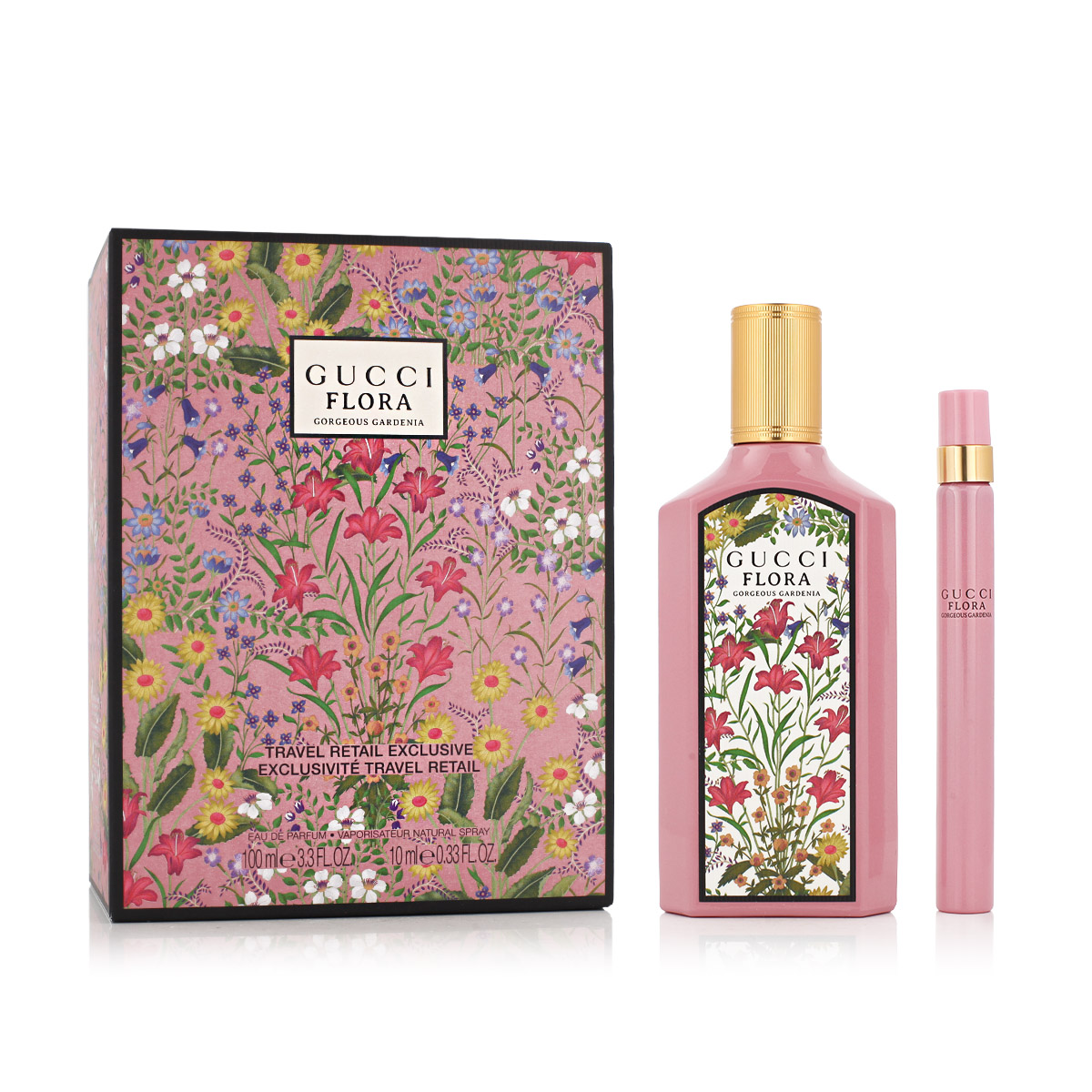 Gucci Flora Gorgeous Gardenia EDP 100 ml + EDP MINI 10 ml (Femei) - imagine 2