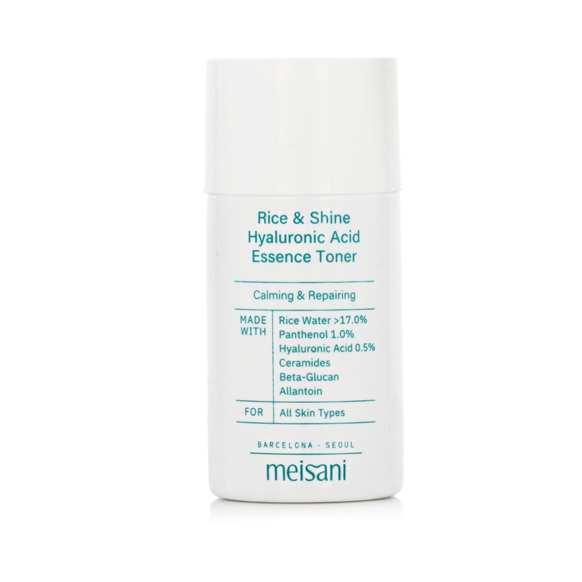 Meisani Rice & Shine Hyaluronic Acid Essence Toner 20 ml - imagine 2