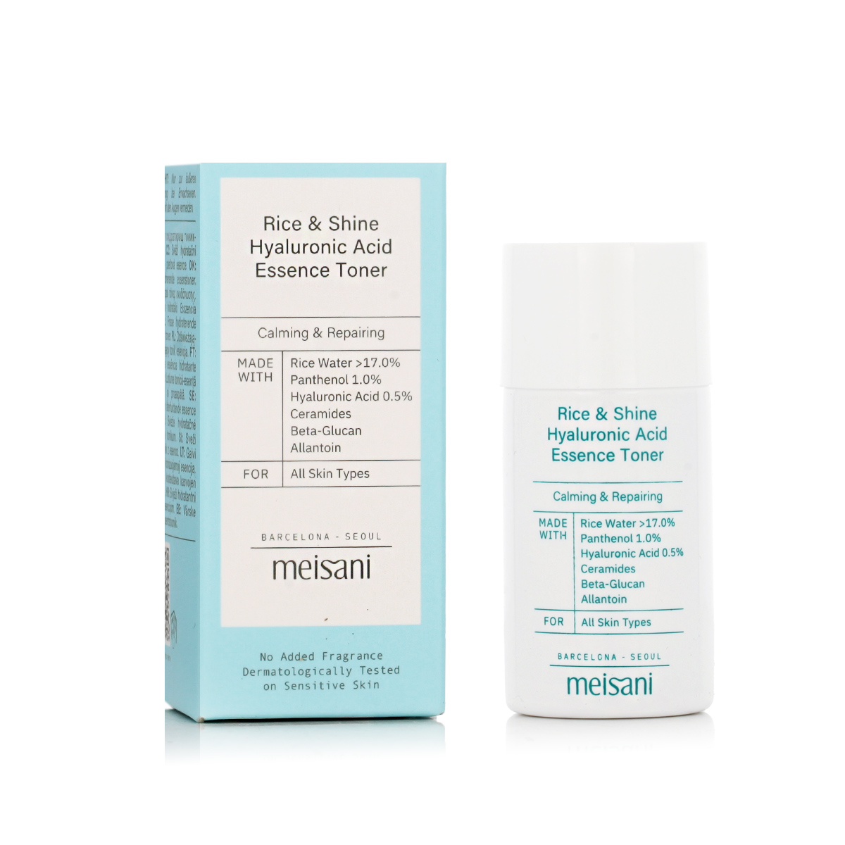 Meisani Rice & Shine Hyaluronic Acid Essence Toner 20 ml
