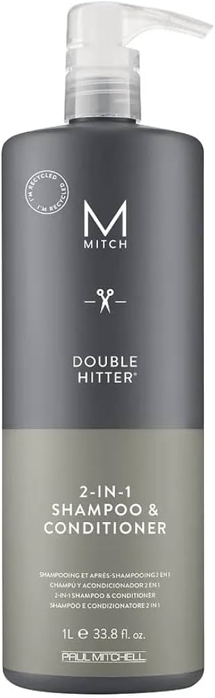 Paul Mitchell Mitch Double Hitter 2-in-1 Shampoo & Conditioner 1000 ml