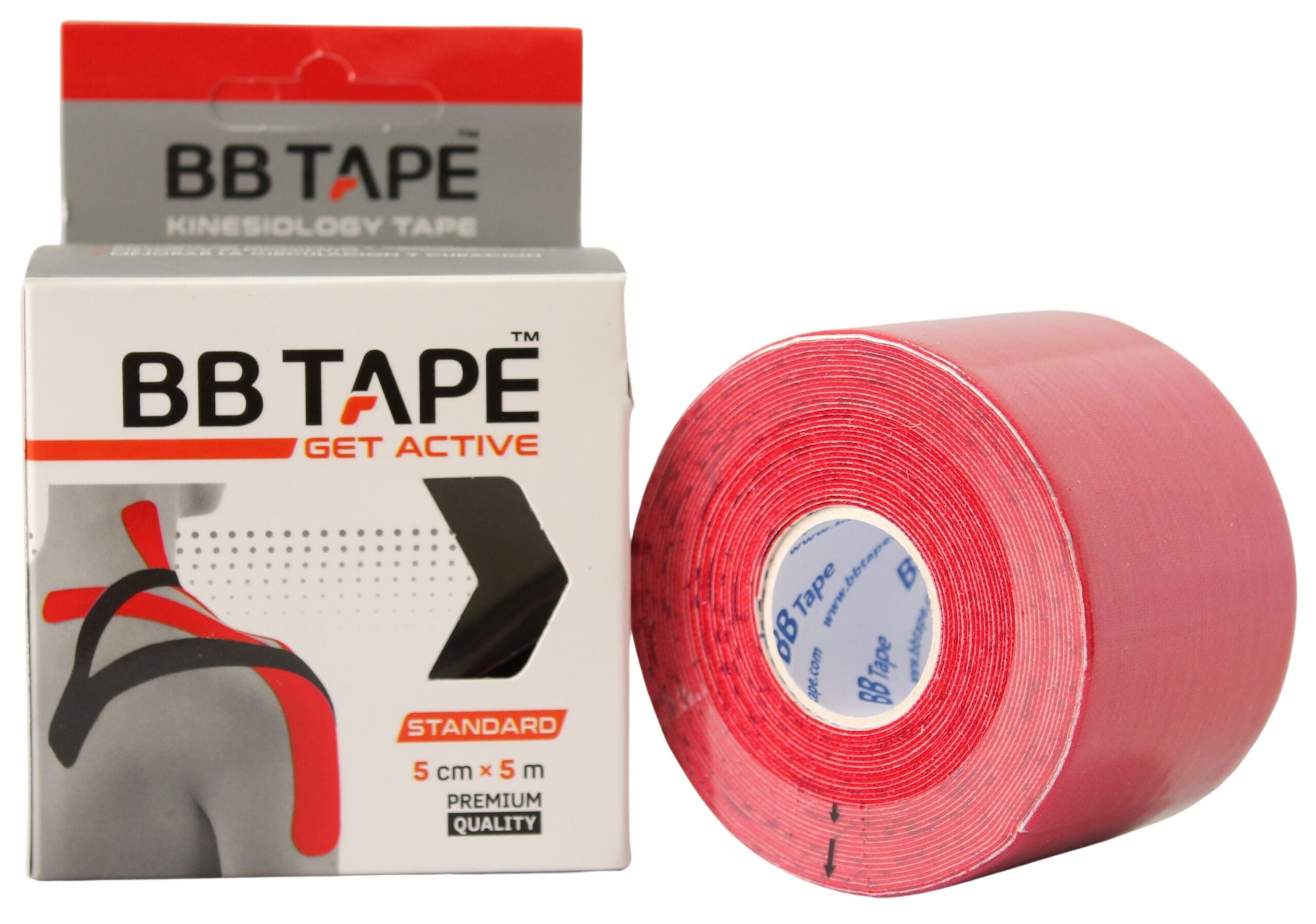 BB Tape Get Active Standart (Red) 5 cm x 5 m