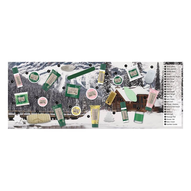 Accentra Winter Spa Ginger & Mint 24 Day Advent Calendar - imagine 2