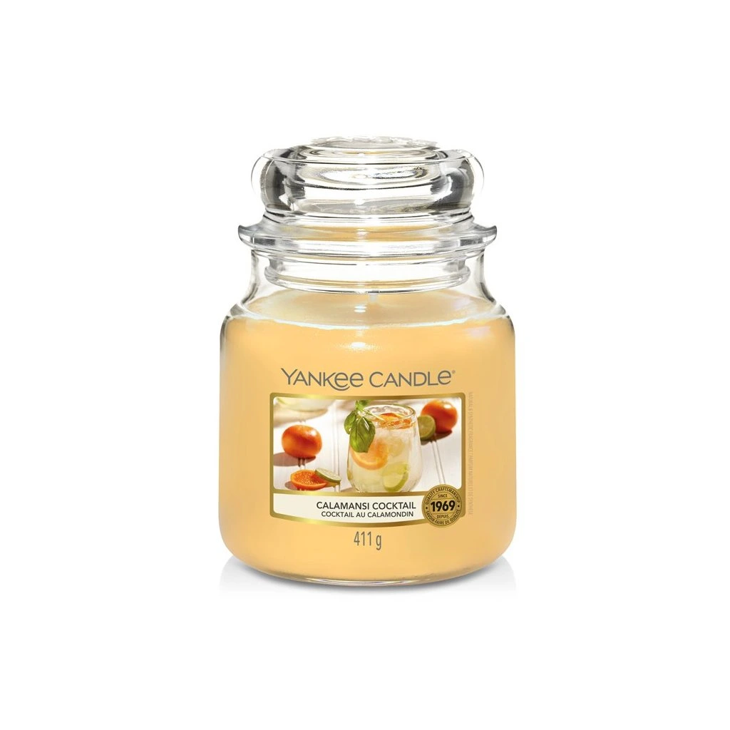 Yankee Candle Classic Medium Jar Candles Scented Candle Calamansi Cocktail 411 g