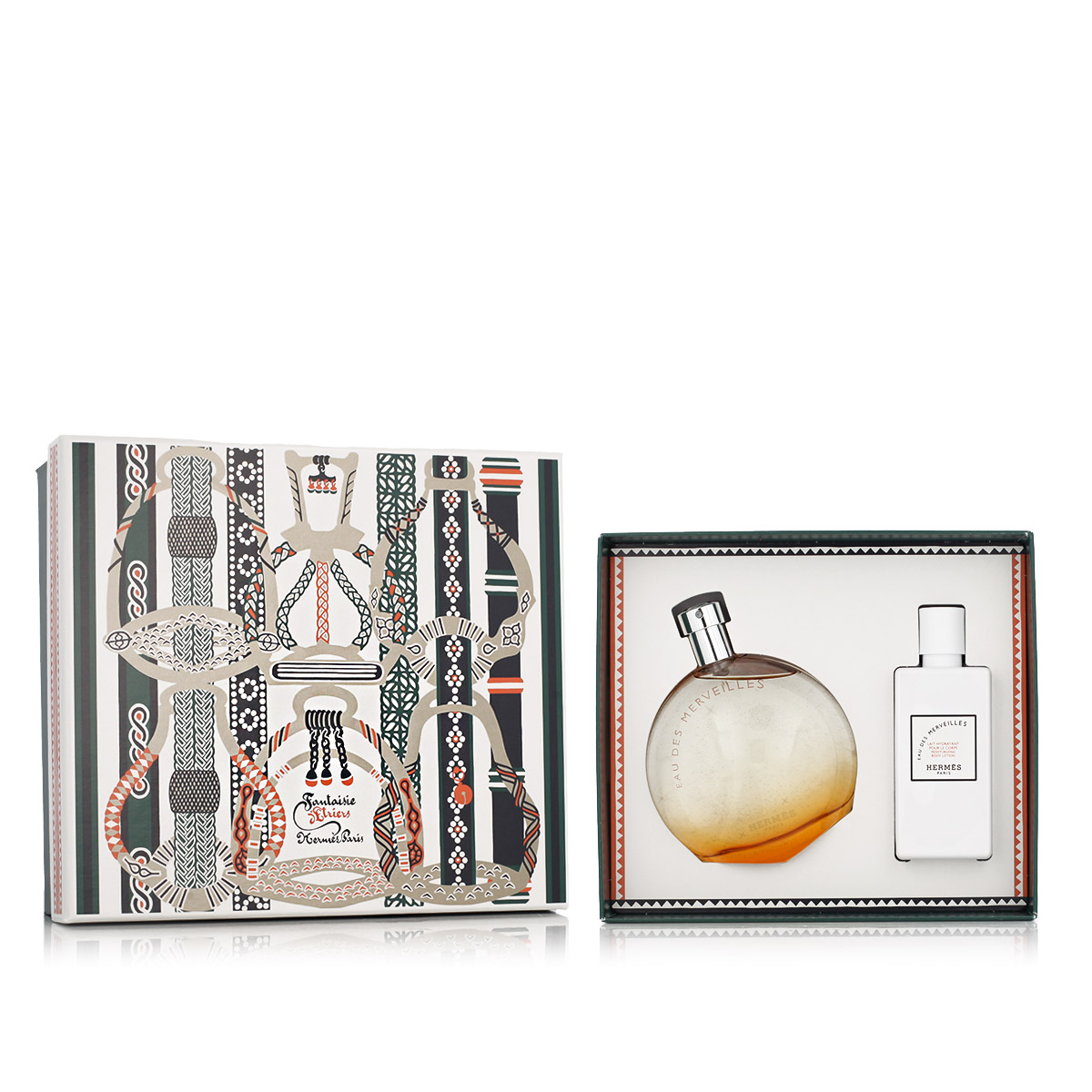 Hermès Eau des Merveilles EDT 100 ml + BL 80 ml (Femei)