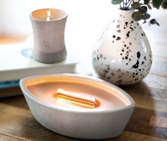 WoodWick Crackles As It Burns Ellipse Scented candle Wood Smoke 368,5 g - imagine 2