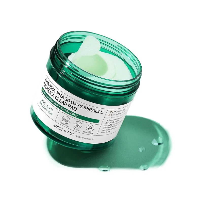 Some By Mi AHA.BHA.PHA 30 Days Miracle Truecica Clear Pad 70 pcs. - imagine 3