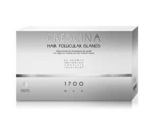 Labo, Crescina Follicular Islands 1700, For Growth Stimulation, Ampoules Treatment Serum, For Scalp, Pentru Barbati, 20 pcs