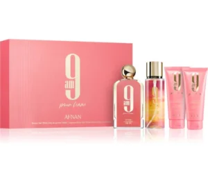 Afnan 9am pour Femme EDP 100 ml + Bodyspray 150 ml + BL 100 ml + SG 100 ml (Femei)