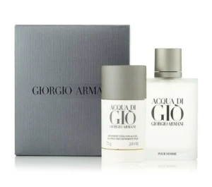 Giorgio Armani Acqua di Giò Pour Homme EDT Refillable 100 ml + DST 75 g (Barbati)