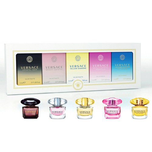 Versace Woman's Miniature Gift Set EDP MINI 2 x 5 ml + EDT MINI 3 x 5 ml W