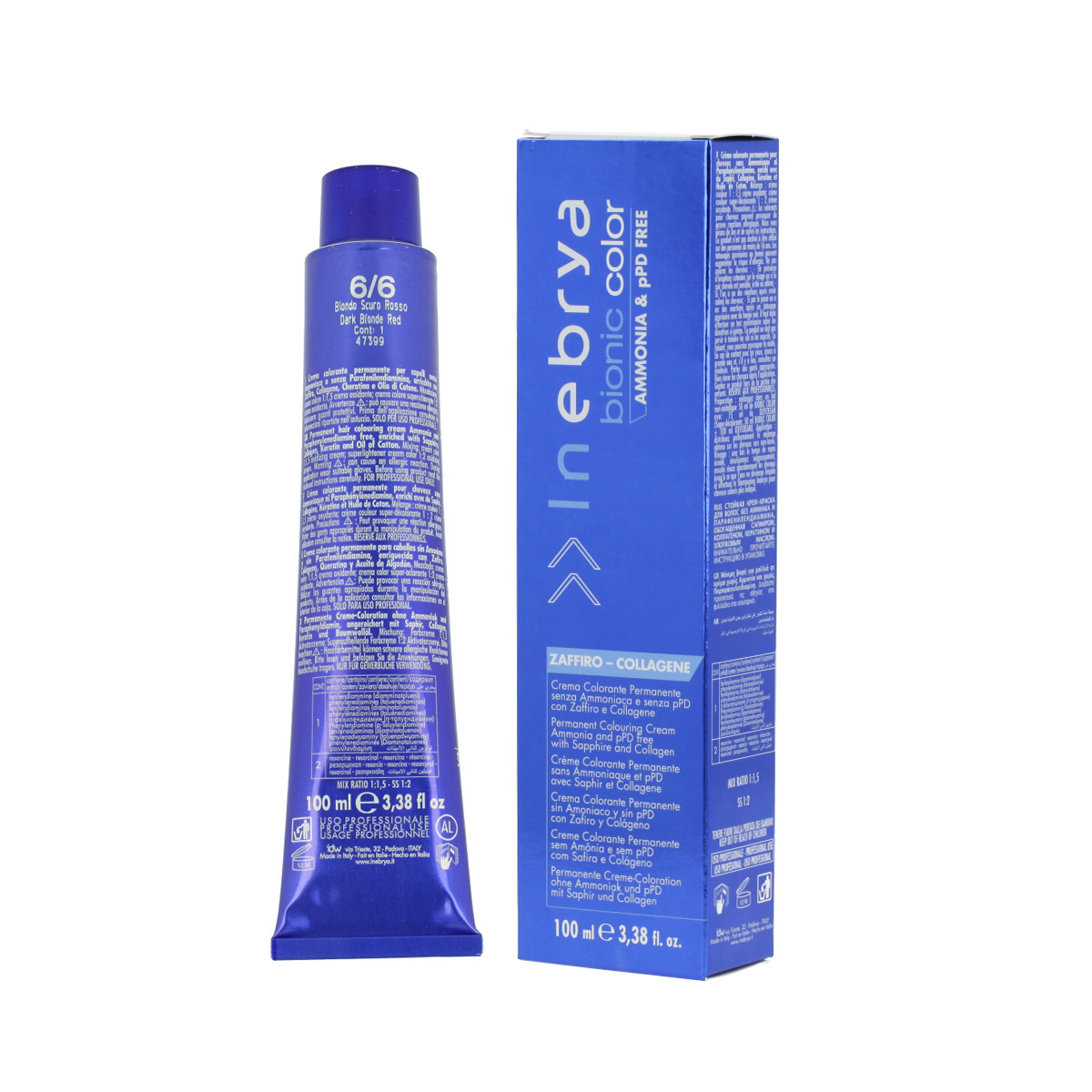 Inebrya Bionic Color Red (6/6 Dark Blonde Red) 100 ml