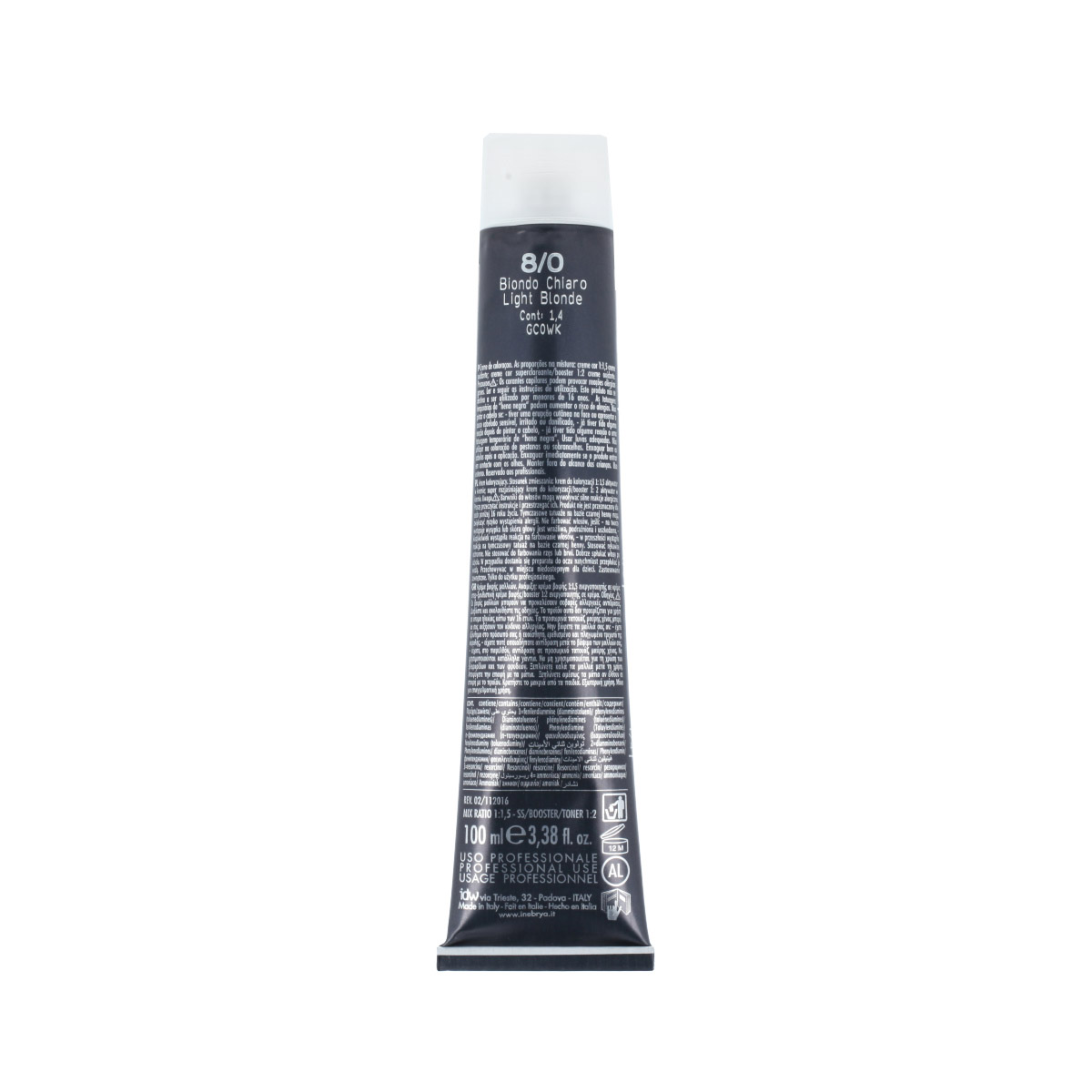Inebrya Color Natural (8/0 Light Blonde) 100 ml - imagine 2
