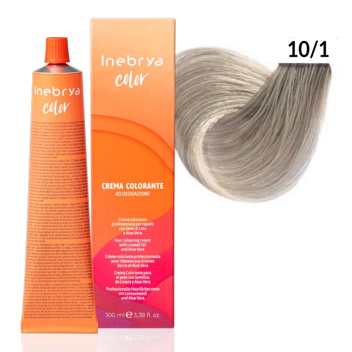 Inebrya Color Ash (10/1 Platinum Blonde Light Ash) 100 ml