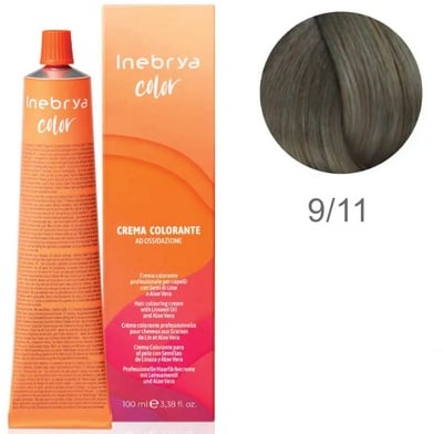 Inebrya Color Ash Intense (9/11 Very Light Blonde Intense Ash) 100 ml