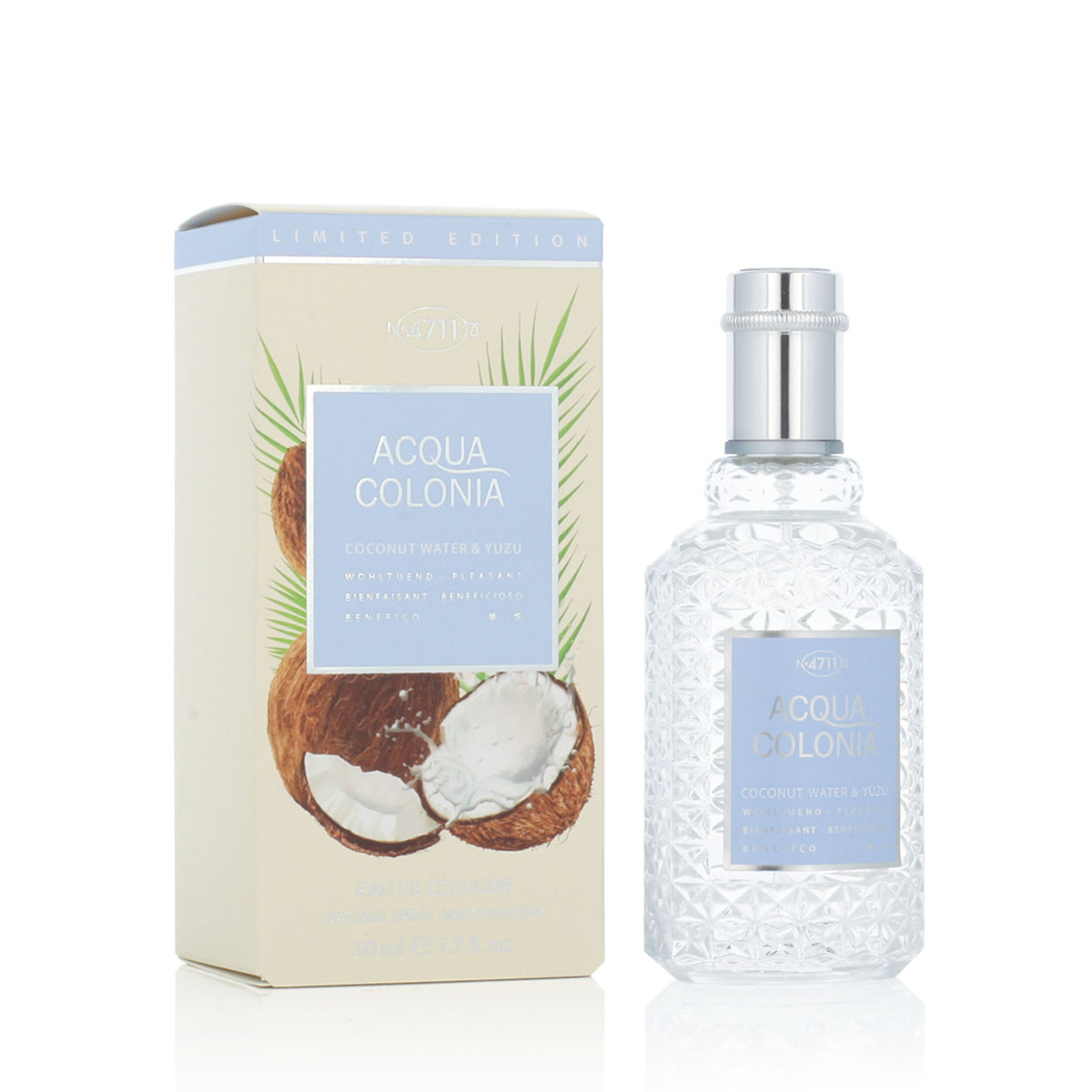 4711 Acqua Colonia Coconut Water & Yuzu Apa de colonie 50 ml (unisex)