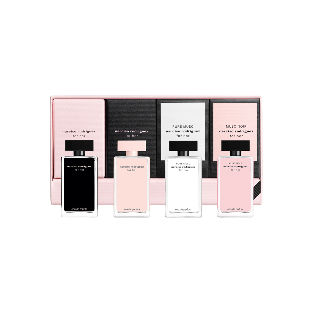 Narciso Rodriguez Collector Exclusive Set EDP MINI 3 x 7,5 ml + EDT MINI 7,5 ml W