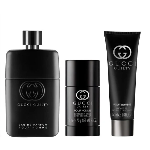 Gucci Guilty Pour Homme EDP 90 ml + DST 75 ml + SG 50 ml (Barbati) - imagine 2