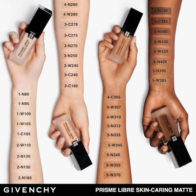 Givenchy Prisme Libre Skin Caring Matte Liquid Foundation - imagine 2