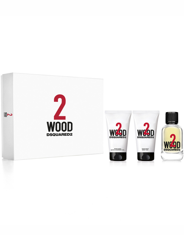 Dsquared2 2 Wood EDT 50 ml + SG 50 ml + BG 50 ml (unisex)
