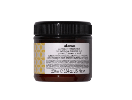 Davines, Alchemic, Hair Colour Conditioner,  Gold, Enhances Color Vibrancy, 250 ml