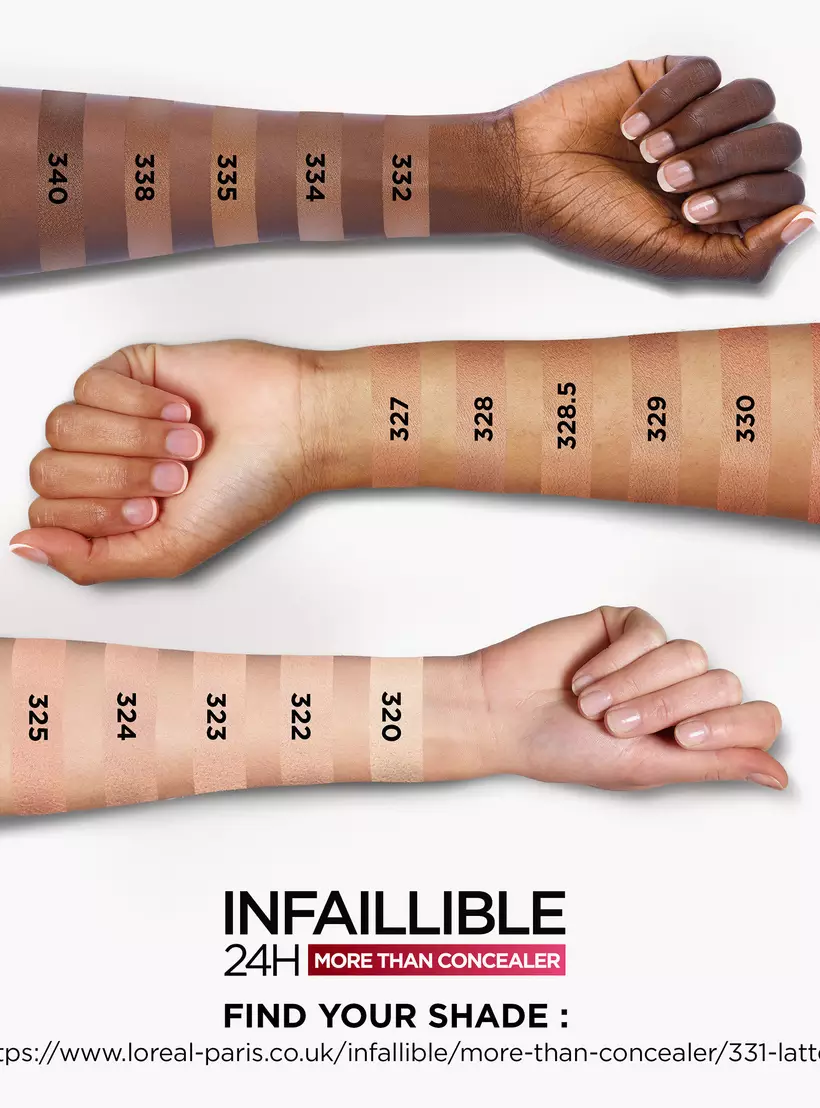 L'Oréal Paris Infaillible 24H More Than Concealer (328 Linen) 11 ml - imagine 2