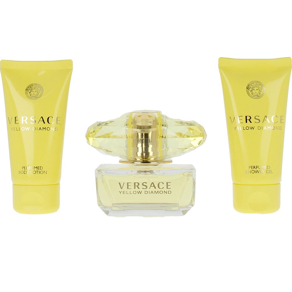 Versace Yellow Diamond EDT 50 ml + SG 50 ml + BL 50 ml (Femei) - imagine 2