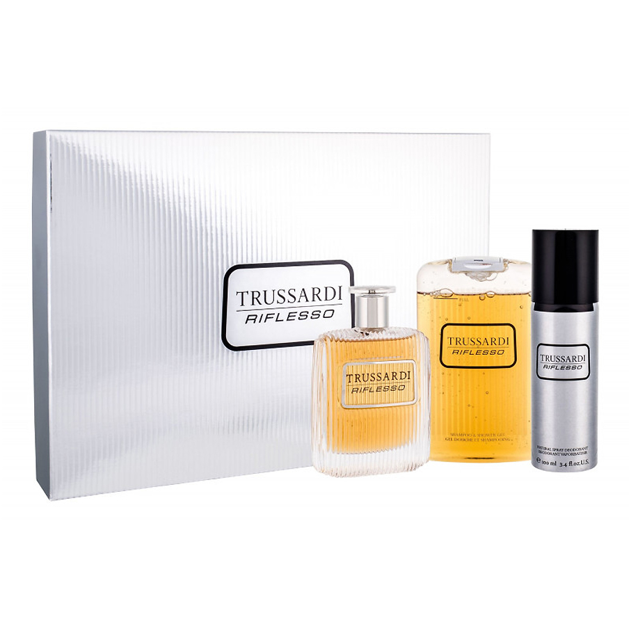Trussardi Riflesso EDT 100 ml + DEO VAPO 100 ml + SG 200 ml (Barbati)