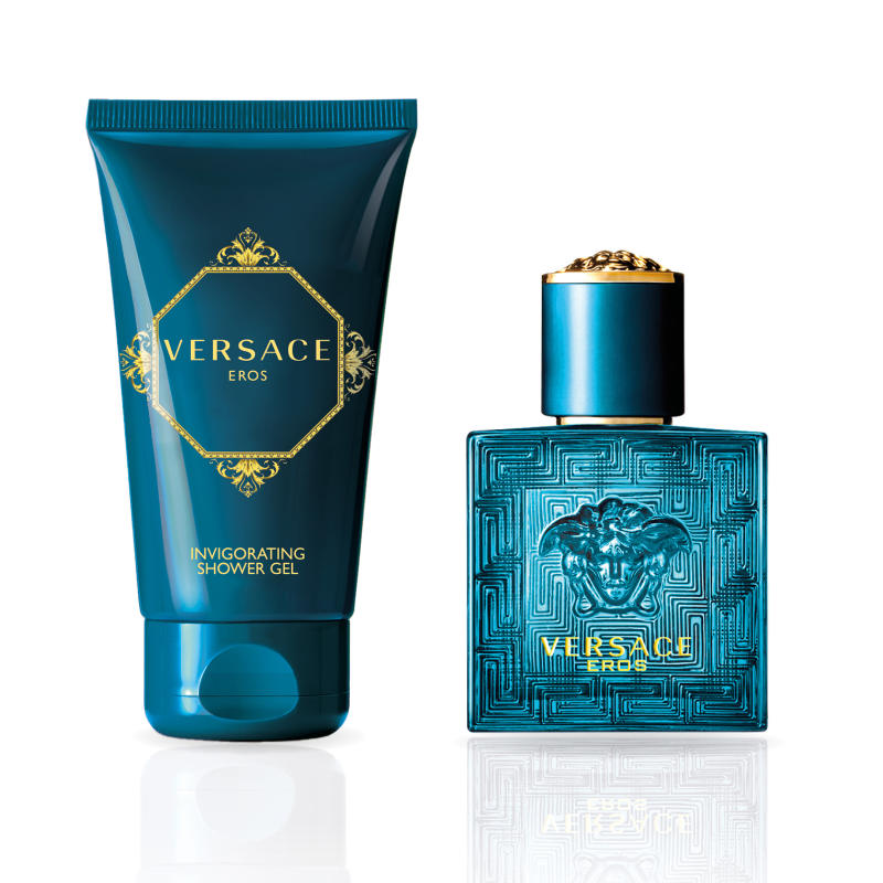 Versace Eros EDT 30 ml + SG 50 ml (Barbati) - imagine 2