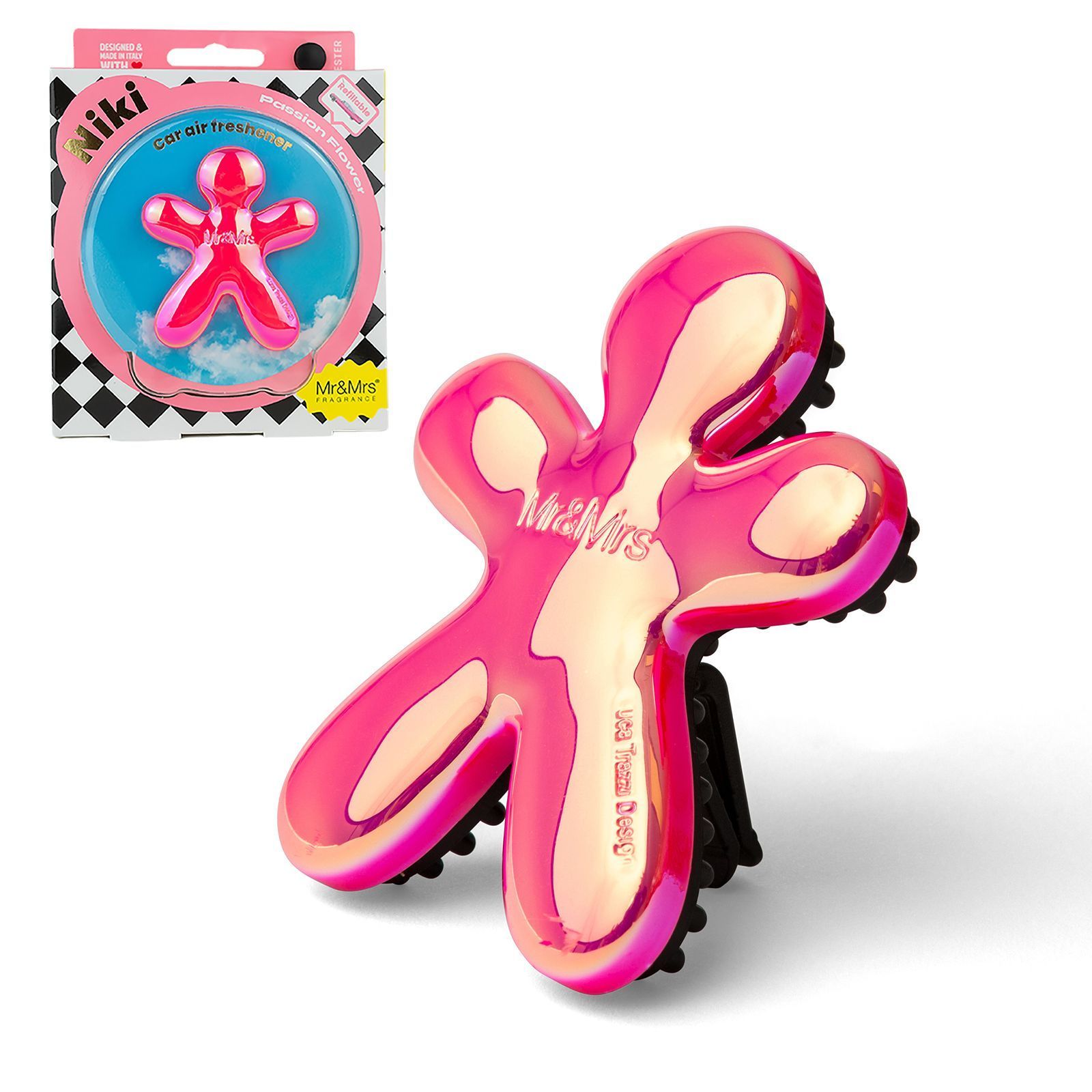 Mr & Mrs Fragrance Niki Passion Flower Car Scents 1 pc - imagine 2