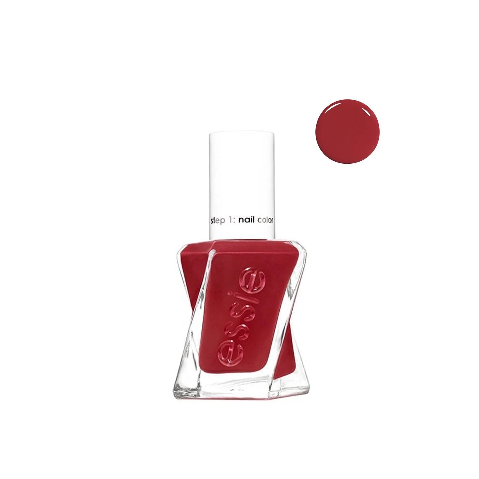 ESSIE Gel Couture 2.0 Nail Polish (509 Paint The Gown Red) 13,5 ml - imagine 3