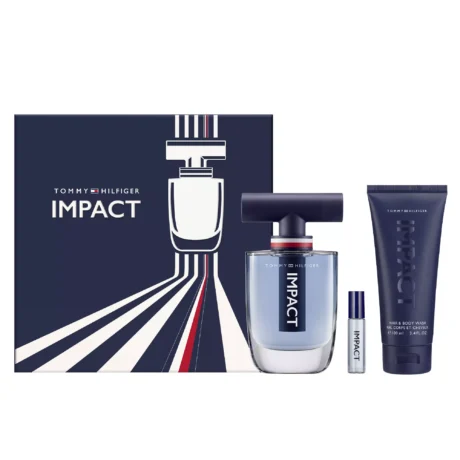 Tommy Hilfiger Impact EDT 100 ml + EDT MINI 4 ml + SG for Body & Hair 100 ml (Barbati)